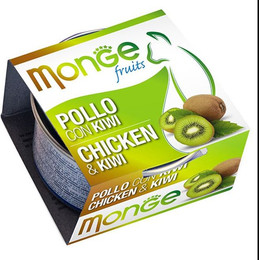 Produktbild von MONGE Fruit Hühnchen mit Kiwi Katzenfutter nass - 80 g