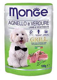 Produktbild von MONGE Grill Hundefutter Lammfleisch mit Gemüse 100g