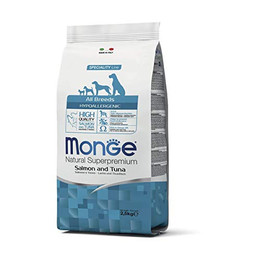 Produktbild von Monge Hypo Adult Salmon and Tuna Hundefutter - 2,5 kg