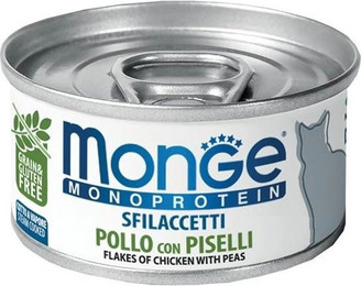 Produktbild von MONGE Monoprotein Cat Hühnchen mit Erbsen - 80 g