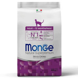 Produktbild von Monge Natural Superpremium Adult Chicken Katzen-Trockenfutter - 400 g