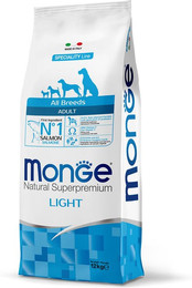 Produktbild von Monge Natural Superpremium All Breeds Light Lachs & Reis - 2 x 12 kg