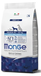 Produktbild von Monge Natural Superpremium Puppy Junior Hundefutter mit Huhn - 12 kg