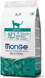 Produktbild von Monge Superpremium Cat Hairball Katzenfutter - 400 g
