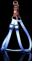 Produktbild von Monkimau Hunde-Geschirr aus Nylon mit Jeansmotiv