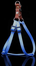 Produktbild von Monkimau Hunde-Geschirr aus Nylon mit Jeansmotiv