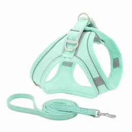 Monkimau Hunde-Geschirr mit Leine für kleine Hunde und Katzen – Bild 1 von 9