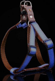 Produktbild von Monkimau Hunde-Geschirr Nylon Jeansmotiv