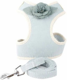 Produktbild von Monkimau Hunde- und Katzengeschirr mit Leine M hellblau