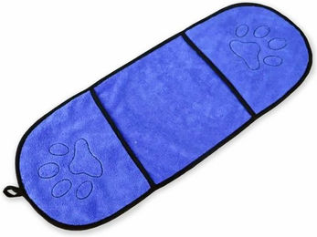 Produktbild von Monkimau Hundebademantel Mikrofaser Hundehandtuch blau