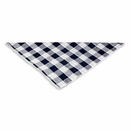 Monkimau Hundehalstuch kariert und gestreift aus Baumwolle – Bild 1 von 5