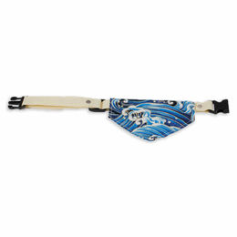 Monkimau Hundehalstuch mit Nylon-Halsband und Wellen-Motiv – Bild 1 von 4