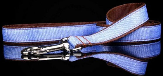 Produktbild von Monkimau Hundeleine aus Nylon im Jeansmotiv