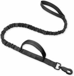 Produktbild von Monkimau Hundeleine Nylon Outdoor mit Ruckdämpfer schwarz