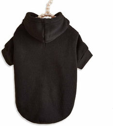 Produktbild von Monkimau Hundepullover Hoodie für mittelgroße Hunde in Schwarz