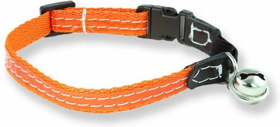 Produktbild von Monkimau Katzenhalsband reflektierend mit Glocke - 1 Stk.