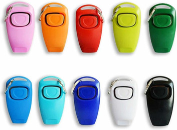 Produktbild von Monkimau Tier-Clicker Hundepfeife mit Klicker Rückruf