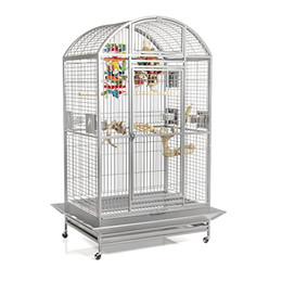 Produktbild von Montana Cages Papageienkäfig Castell Nova Dome - Platinum