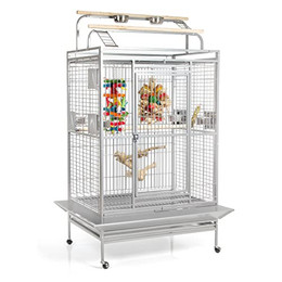 Produktbild von Montana Cages Vogelkäfig Castell Nova Play - Platinum