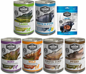 Produktbild von Moon Ranger Probierpaket Nassfutter 6x400g + Snack 100g