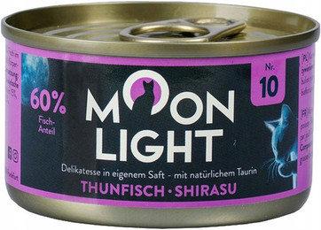 Produktbild von Moonlight-Dinner 80g  Katzennassfutter Nr.10 Thunfisch-Shirasu Katzennassfutter 24x 80 Gramm