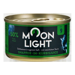 Produktbild von Moonlight Katzen Nassfutter Nr. 9 Snapper in Kürbisjuice - 80 g
