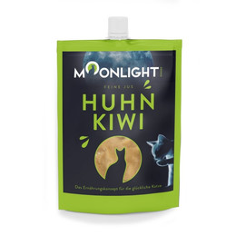 Produktbild von Moonlight Katzen Snack Feine Jus Huhn mit Kiwi 1 x 60g