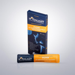 Produktbild von Moonlight Katzenleckerli Filet Creme Huhn mit Grünlippmuschel und Quinoa - 4 x 15 g