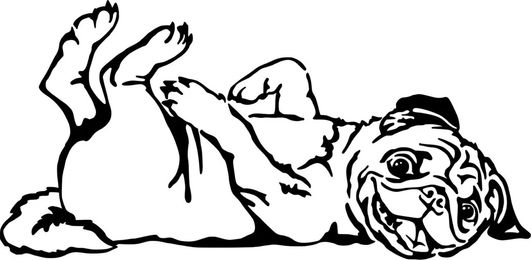 Produktbild von Mops verspielt Grafiklizenz