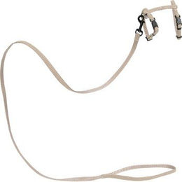 MORE Katzengeschirr Royal mit Leine für kleine Katzen greige – Bild 1 von 2