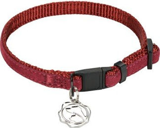 Produktbild von MORE LIFESTYLEPETS Katzenhalsband Royal Baumwolle rot