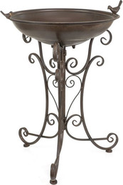 Produktbild von Moritz Vogeltränke Vogelbad XL stehend braun