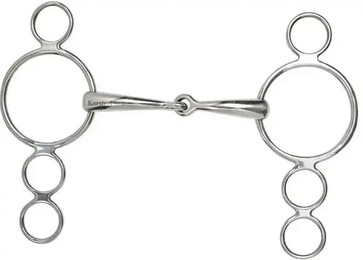 Produktbild von Mors für Pferde mit freiem, drehbarem Ring aus Edelstahl JP Korsteel