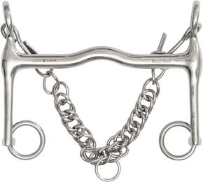 Produktbild von Mors mit 2 Ringen aus Gummi für Pferde HorseGuard