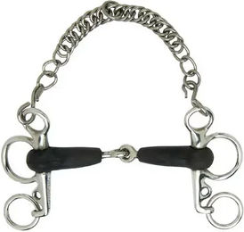 Produktbild von Mors Pelham für Gelenkpferde aus Gummi Sefton