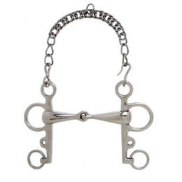 Produktbild von Mors Pelham für Pferde mit dickem, hohlem und gebrochenem Mundstück Sefton