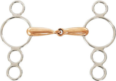 Produktbild von Mors Pessoa mit 4 Ringen für Pony aus Kupfer