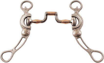 Produktbild von Mors Western Snaffle für Pferde aus Aluminium mit Kupferseiten Metalab FG