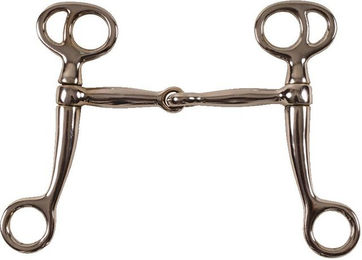 Produktbild von Mors Western-Snaffle für Pferde mit kurzen Backen aus Eisen Pool's