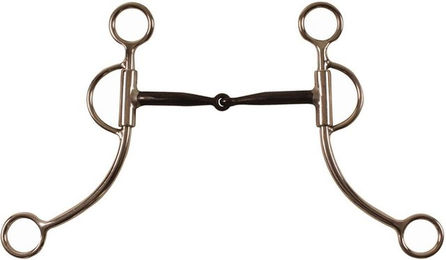 Produktbild von Mors Western Snaffle für Pferde mit langen Backen aus rostfreiem Stahl Pool's 1168