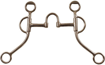 Produktbild von Mors Western Snaffle für Pferde mit mittleren Backen aus Edelstahl Pool's