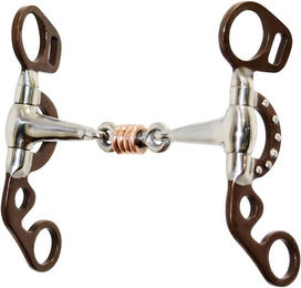 Produktbild von Mors Western-Snapp für Pferde aus rostfreiem Stahl Metalab Antique