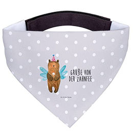 Mr. & Mrs. Panda Hundefliege Bär Zahnfee - Grau Pastell – Bild 1 von 6