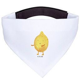 Mr. & Mrs. Panda Hundefliege Beste Freunde Zitrone - Weiß – Bild 1 von 7