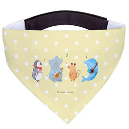 Mr. & Mrs. Panda Hundefliege Big Band Gelb Pastell – Bild 1 von 8