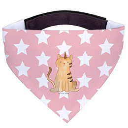 Mr. & Mrs. Panda Hundefliege Einhorn Katze - Rot Pastell – Bild 1 von 6