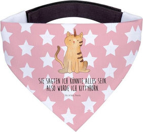 Produktbild von Mr. & Mrs. Panda Hundefliege Einhorn Katze - Rot Pastell