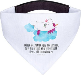 Produktbild von Mr. & Mrs. Panda Hundefliege Einhorn Verliebt Weiß