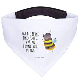 Mr. & Mrs. Panda Hundefliege Hummel flauschig Hundehalstuch – Bild 1 von 7