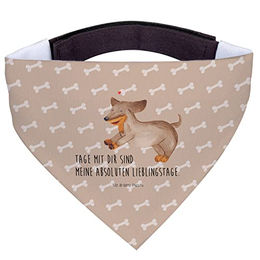 Mr. & Mrs. Panda Hundefliege Hund Dackel fröhlich Halstuch aus Polyester – Bild 1 von 6